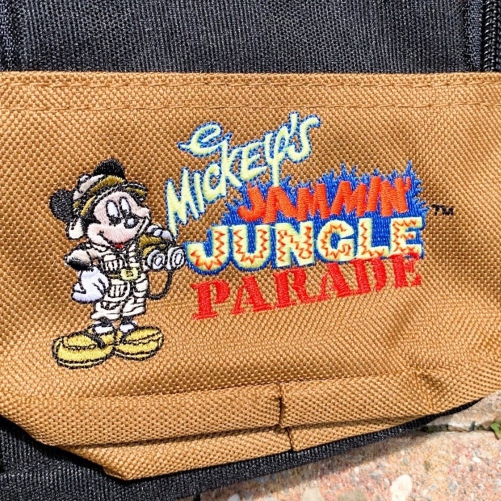 Disney Mickey's Jammin' Jungle Parade Vtg Y2K Rare Fanny Pack Belt Bag - Picture 2 of 10